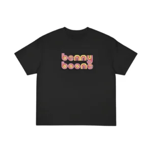 Black front: Benson Boone Benny Boone retro t-shirt black front