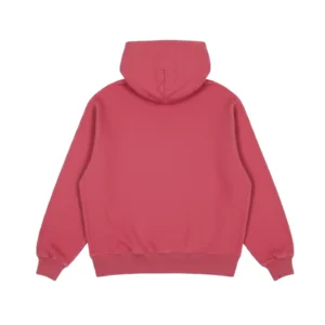 Red Benson Boone American Heart Logo hoodie plain back