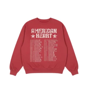 Washed red Benson Boone American Heart tour dates and stars back