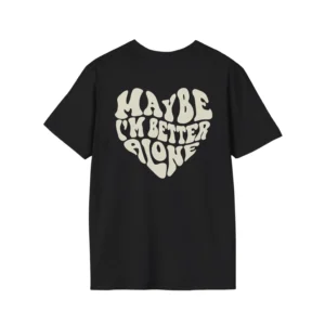 Benson Boone Maybe I'm Better Alone t-shirt back black