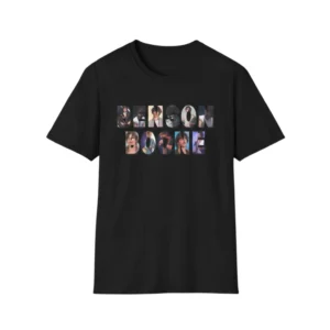 Benson Boone photo collage fan graphic t-shirt black