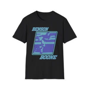 enson Boone retro poster vintage graphic t-shirt black