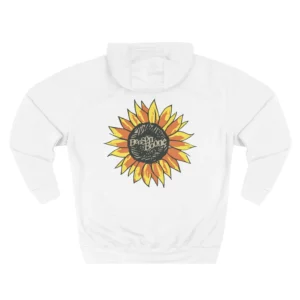 White Benson Boone Sunflower Logo t-shirt plain back