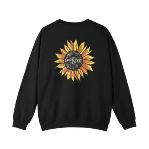 Black Benson Boone sunflower with name back print sweatshirt