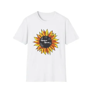 Benson Boone sunflower t-shirt white front